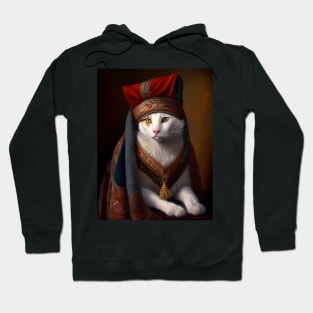 Royal Portrait of a Turkish Van Cat Hoodie